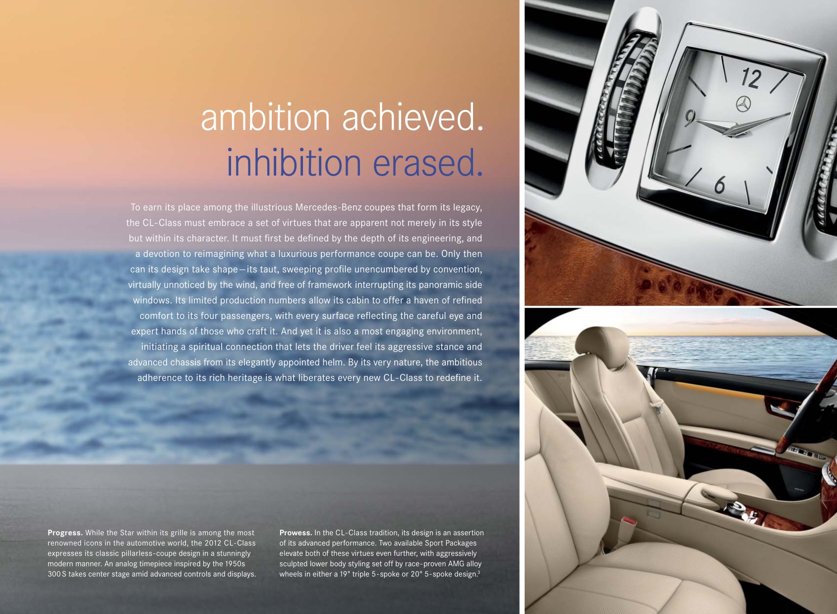 2012 Mercedes-Benz CL-Class Brochure Page 1
